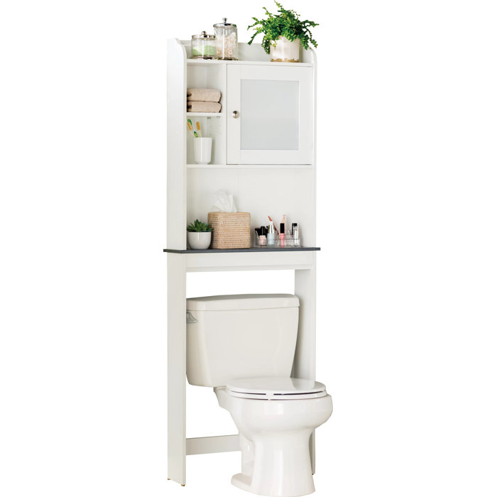 Three Posts Pinecrest Freestanding OvertheToilet Storage & Reviews Wayfair Canada